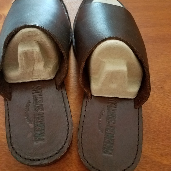 NWOB Army Navy Leather Men\'s Sandals Sz 10 main image 5